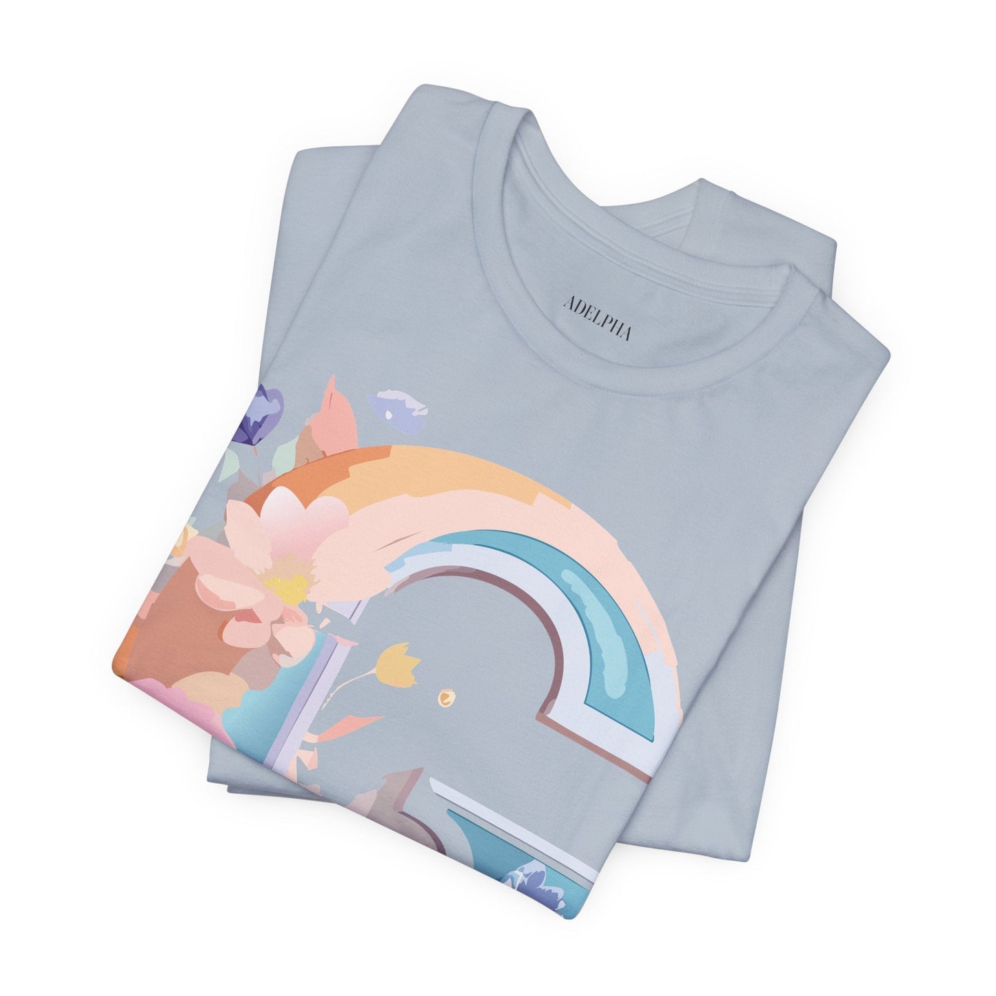 Letter G Graphic Tee Unisex Short Sleeve T Shirt by Adelpha Vintage Inspired Artwork