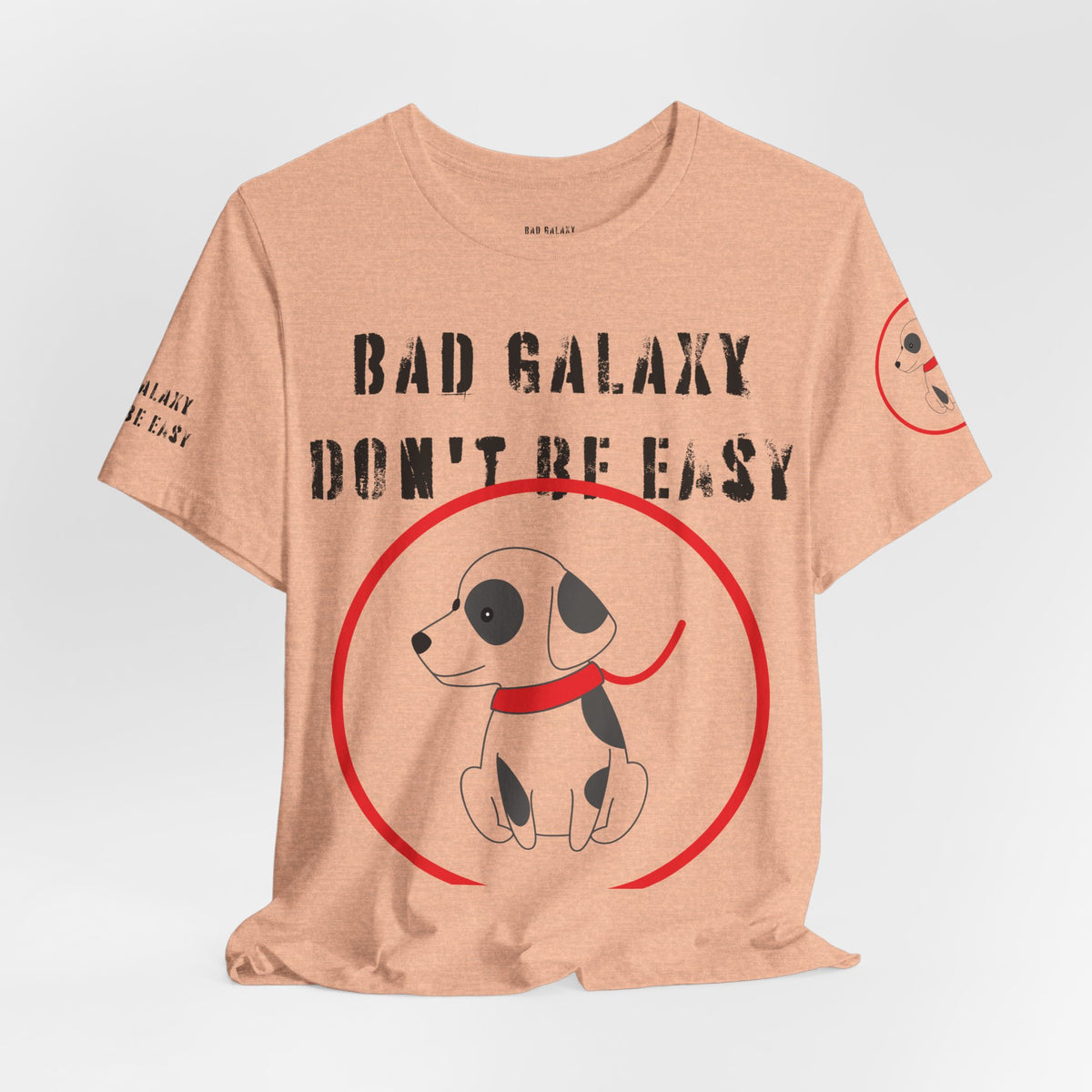 Funny Dog Graphic Unisex Cotton Bella+Canvas Tee with Art Design b87