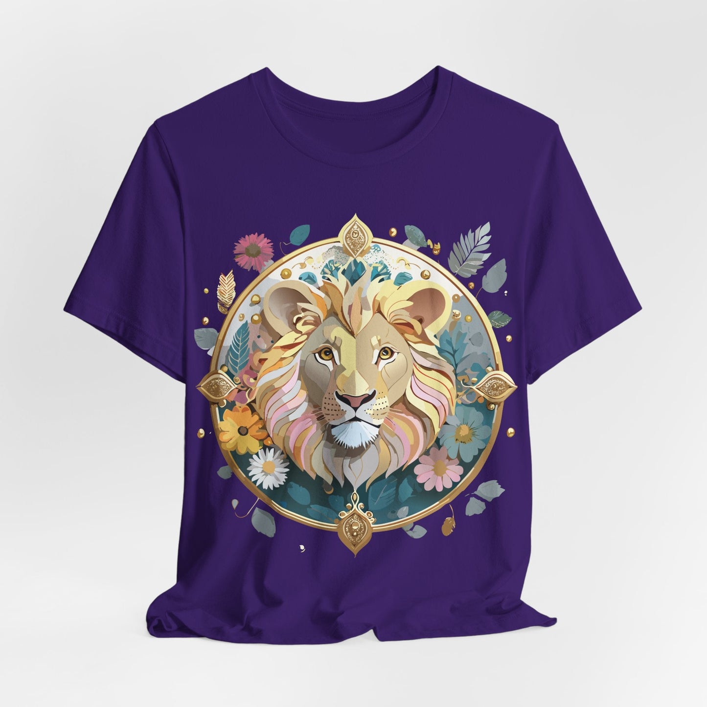 Adelpha Medallion Graphic Tee Unisex Short Sleeve Vintage Inspired Art Design Shirt