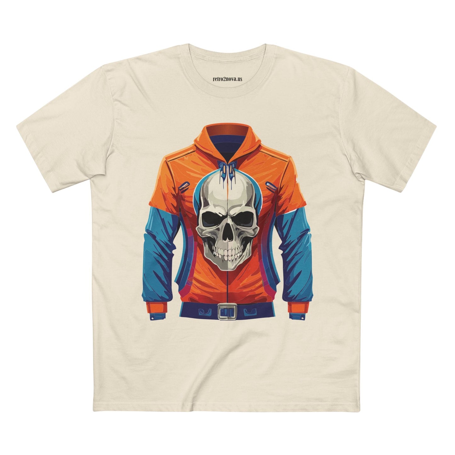 Skull And Skeleton Shirt Unisex Premium Cotton Tee Original Art Design Retro2Nova