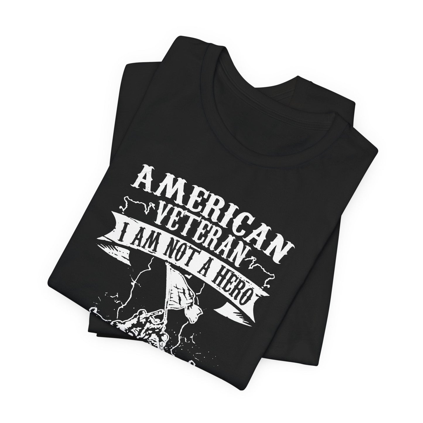 Army Veteran Patriotic Graphic Design Unisex Cotton T-Shirt v53