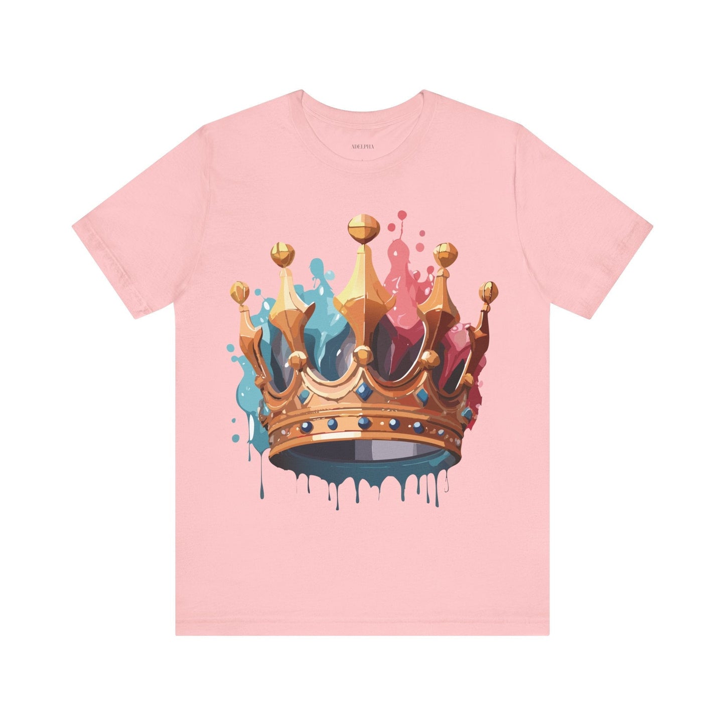 Adelpha Crown Graphic Tee Unisex Vintage Inspired Art Design Short Sleeve Premium Quality