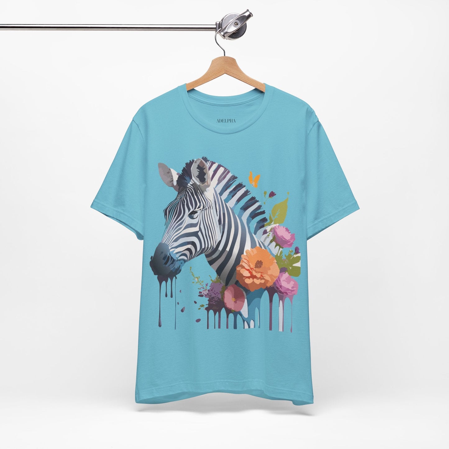 Adelpha Zebra Graphic Tee Unisex Short Sleeve Shirt Vintage Inspired Artwork Limited Edition