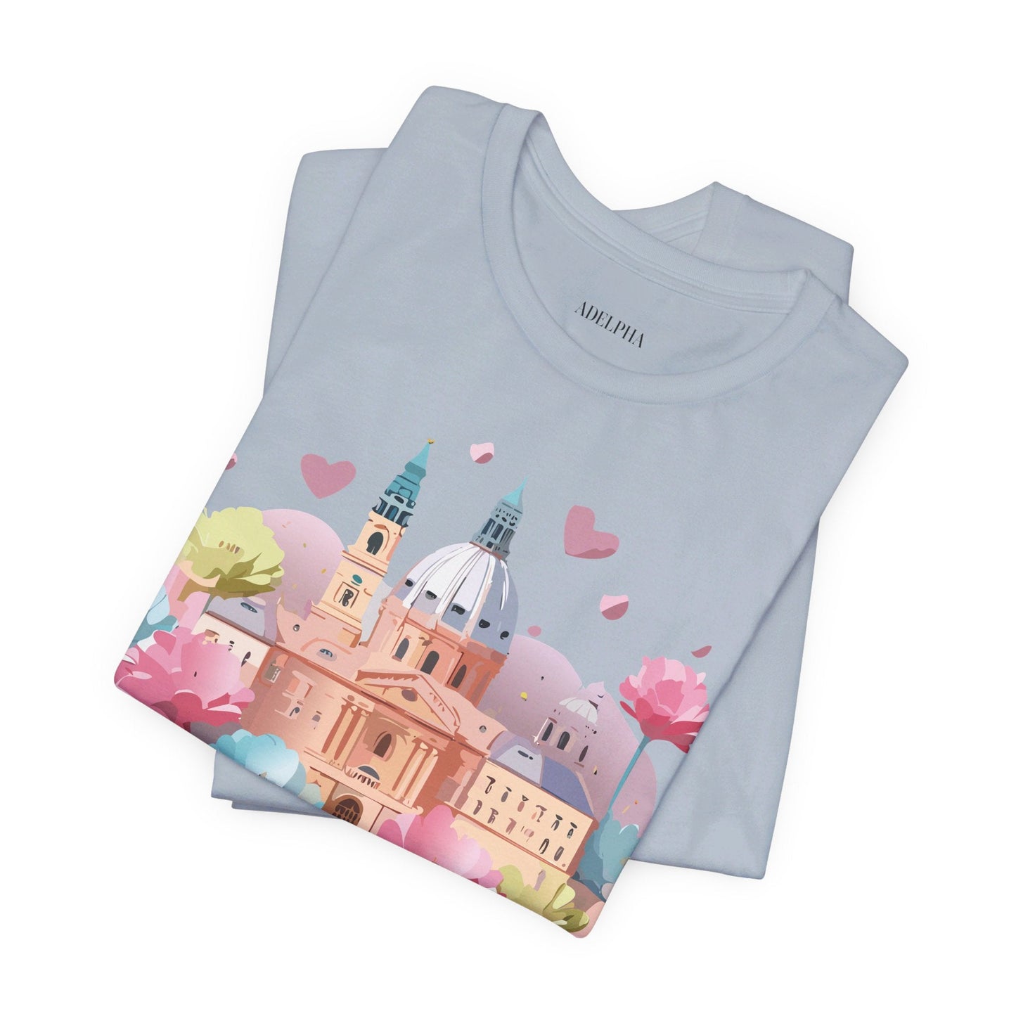 Prague Tourist Shirt Unisex Graphic Tee With Vintage Inspired Artwork By Adelpha