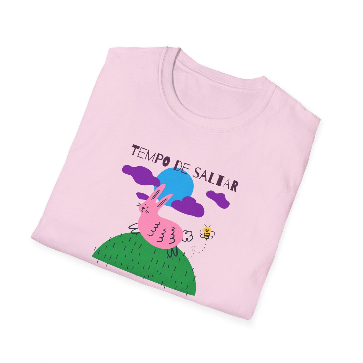 Funny Easter T Shirt Unisex Softstyle 64000 Art Design With Easter Prints 100 Percent Ring Spun Cotton
