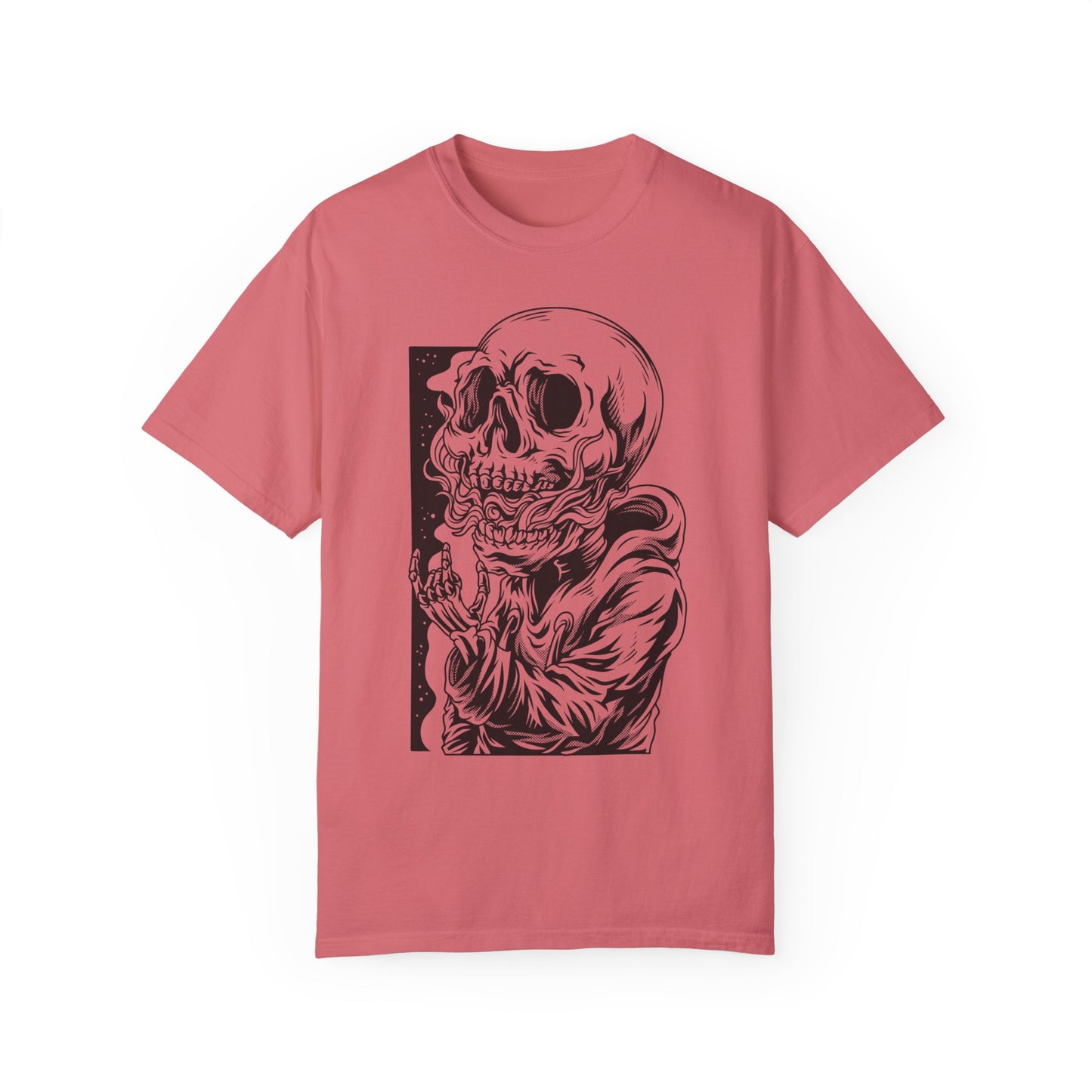 Unisex Cotton Tee Shirt with Skull