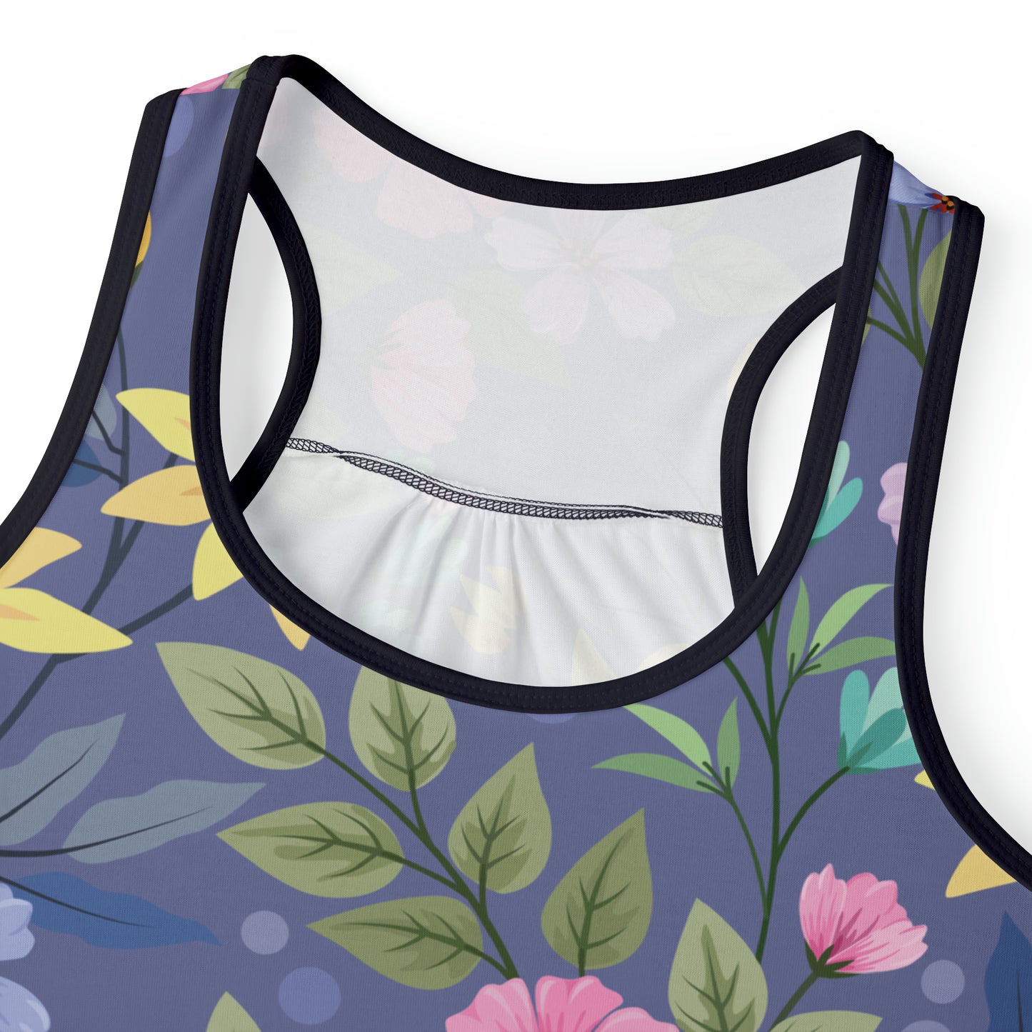 Camiseta de tirantes de verano con estampados florales