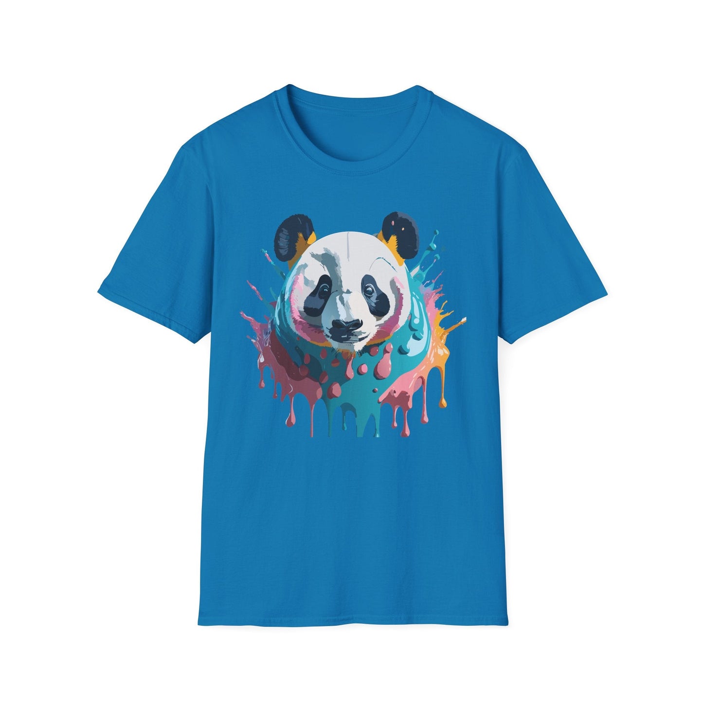 Panda Shirt Unisex T Shirt Gildan Softstyle 64000 Panda Graphic Animal Tee 100 Percent Cotton
