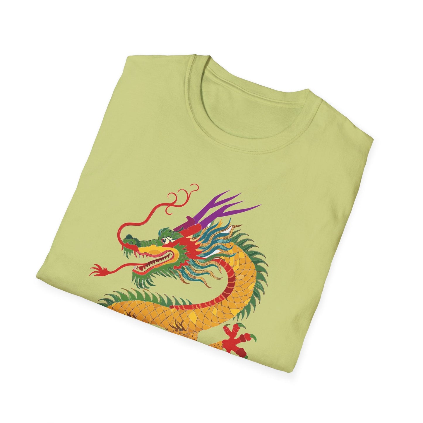 Dragon T Shirt Unisex Dragon Shirt Animal Design Softstyle Ring Spun Cotton Tee Comfort