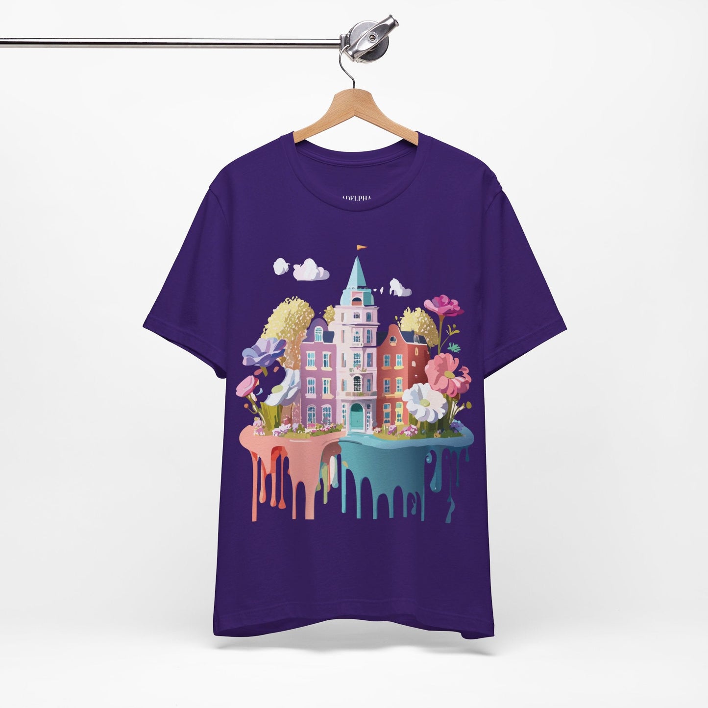Amsterdam Tourist Shirt Unisex Graphic Tee Vintage Inspired Artwork Art Design By Adelpha