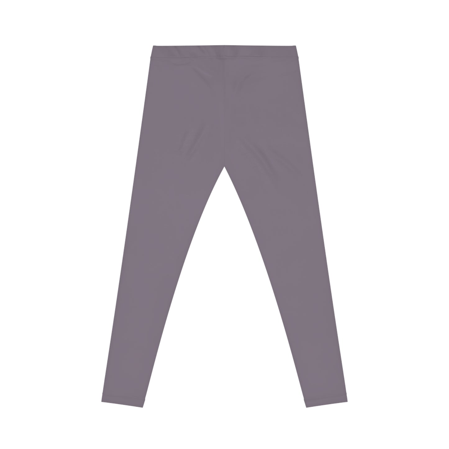 Mauve Fog Color Women's Poly-Span Casual Leggings XS-2XL