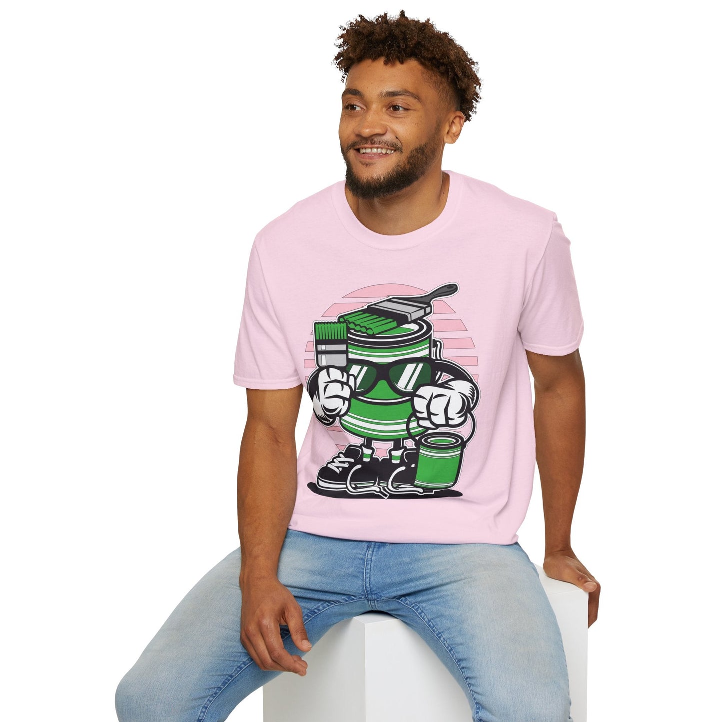 Cartoon T Shirt Animation Tee Funny Graphic Shirt For Unisex Gildan Softstyle 64000 Art Design