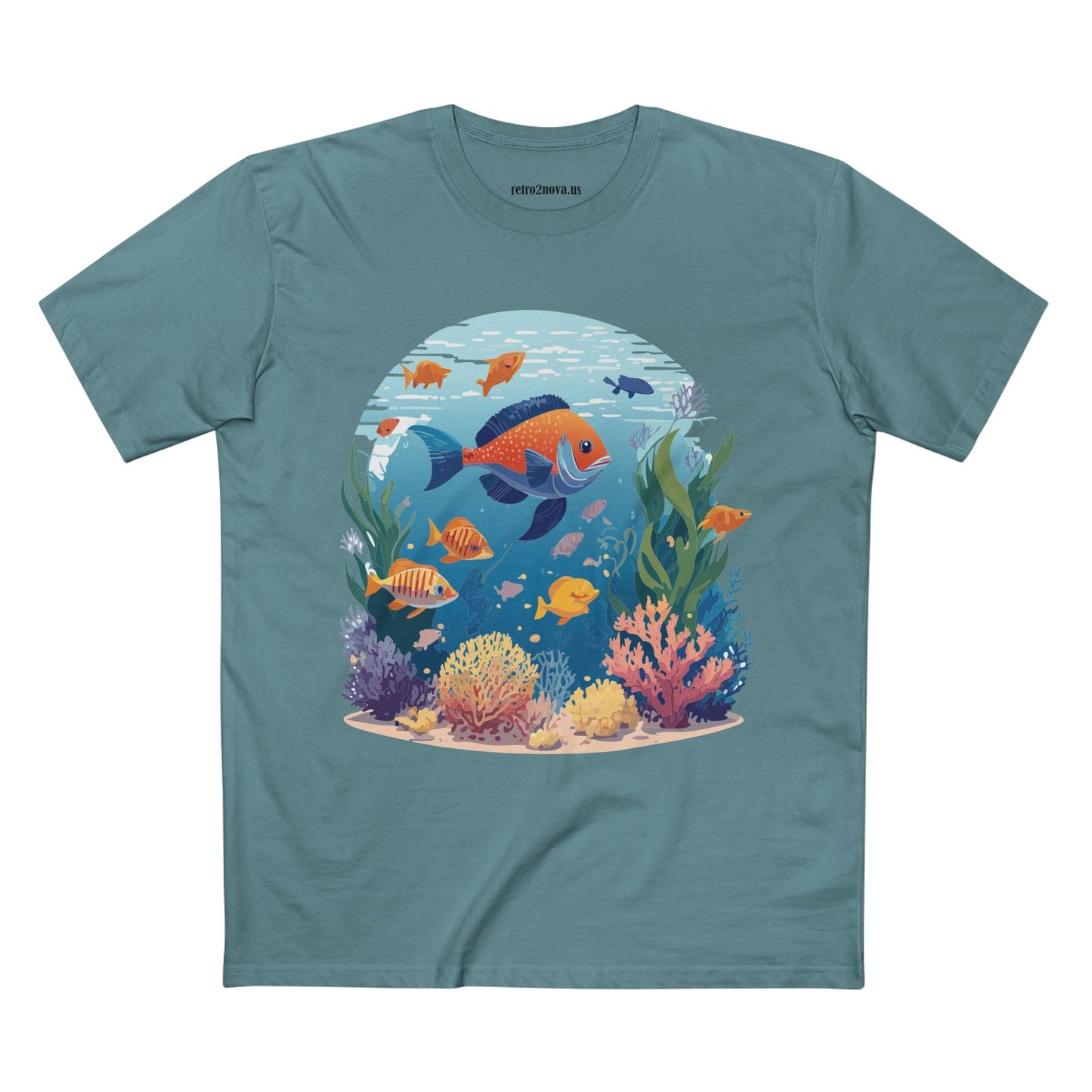 Ocean Shirt Ocean Pacific OP16 Unisex Premium Cotton Tee With Original Art Design