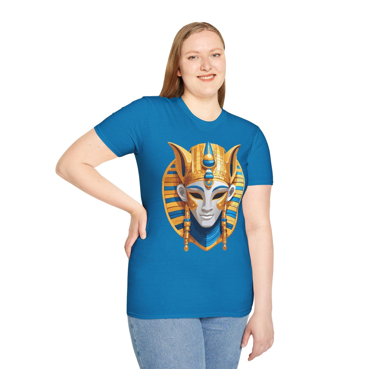 Mask Graphic Unisex Cotton Masquerade Design Artwork Tee 20
