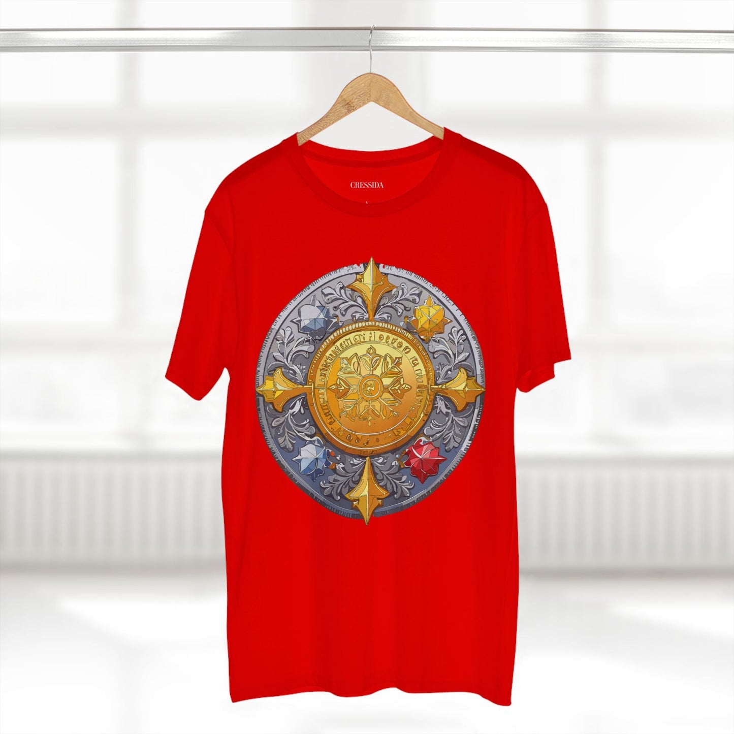 Antique Gold Coin Graphic Design T-Shirt Unisex 100 Cotton With Golden Print Artwork Tee 2