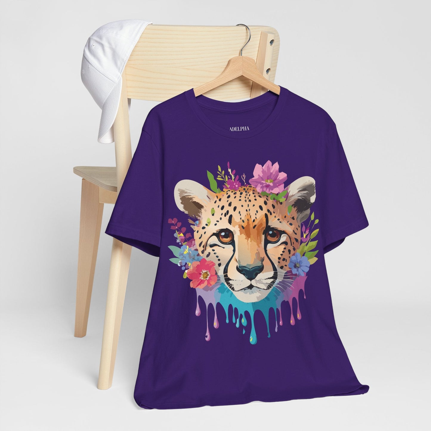Cheetah Graphic Unisex 100 Cotton Artwork Tee 2