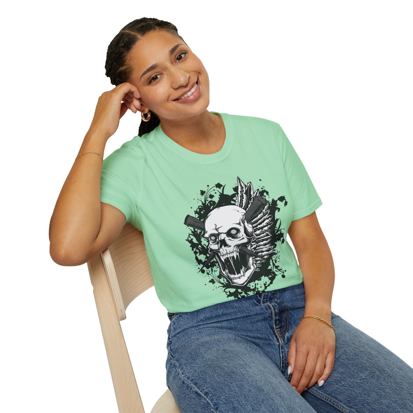 Art Design Graphic Tee Shirt Unisex Softstyle Gildan 64000 100 Percent Ring Spun Cotton