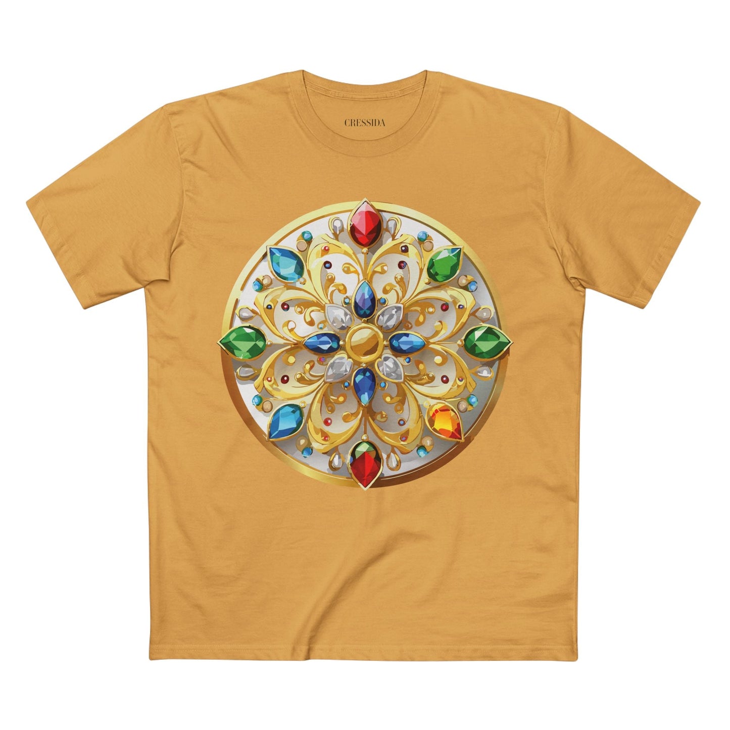 Medallion Graphic T-Shirt Unisex 100 Cotton With Gold Art Design Medal Tee 3