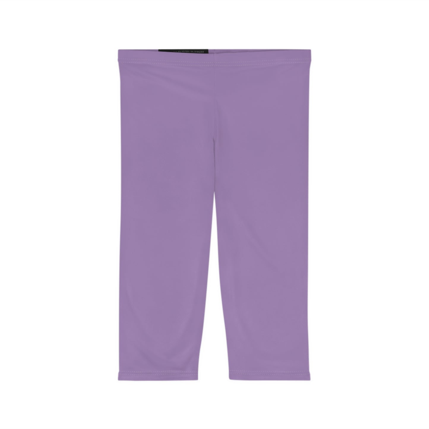 Furry Orchid Color Women's Brushed Suede Poly Span Casual Capri Leggings XS-2XL