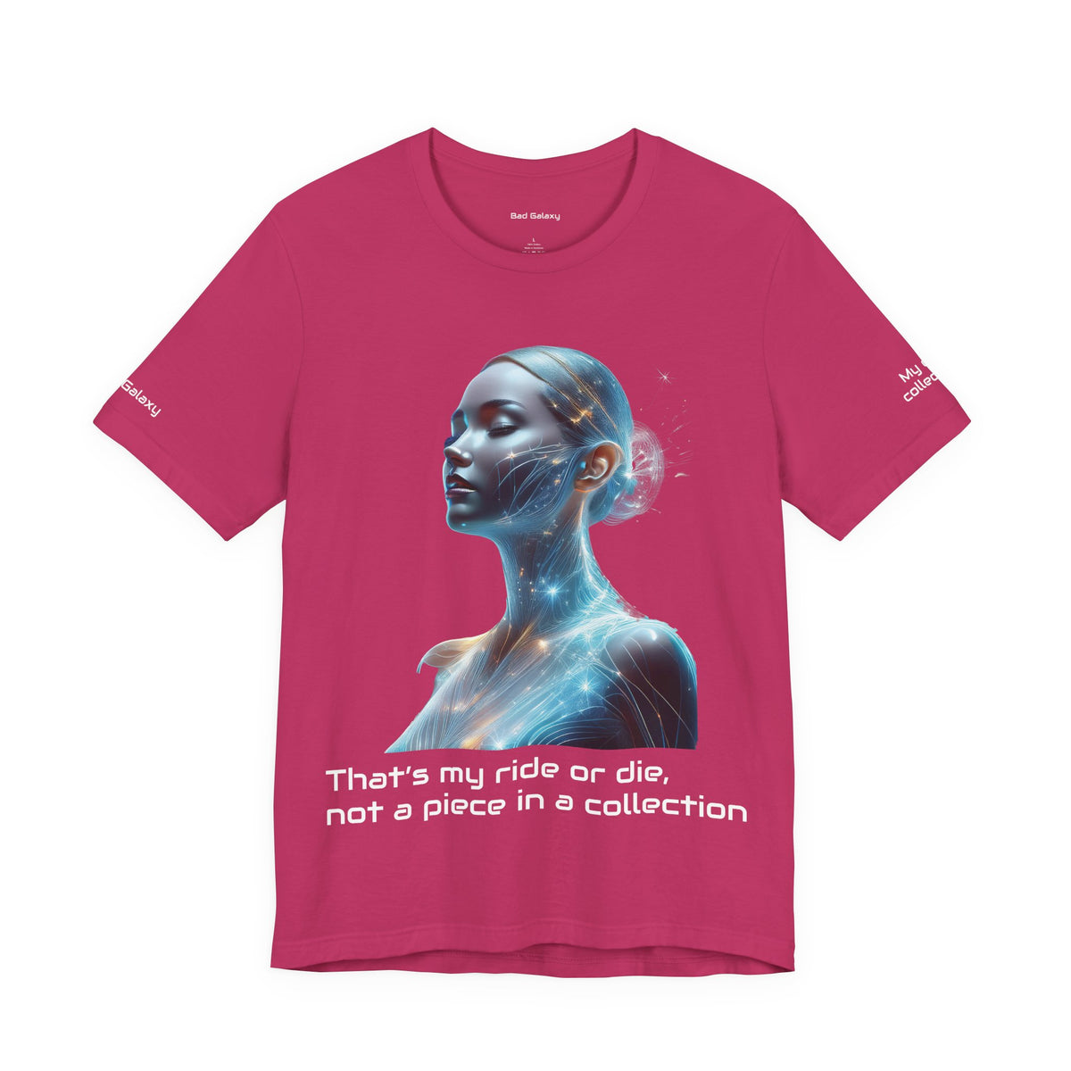 Car Graphic Unisex Cotton Bella+Canvas Tee with Art Design b15