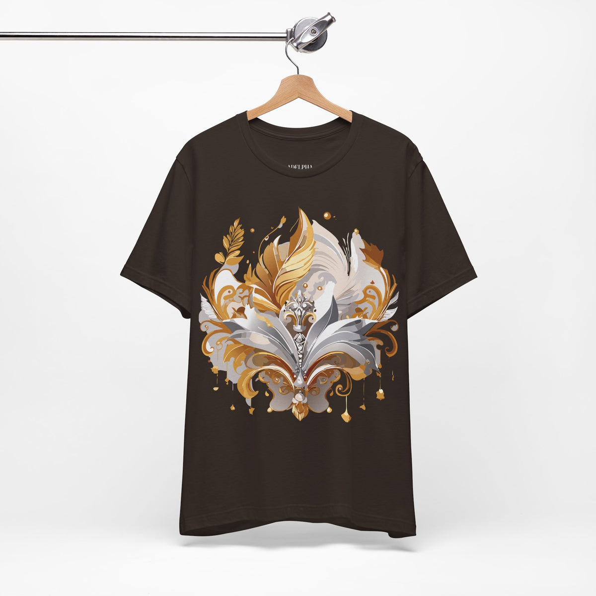 Jewelry Graphic Unisex Cotton Bella+Canvas Tee with Art Design n135