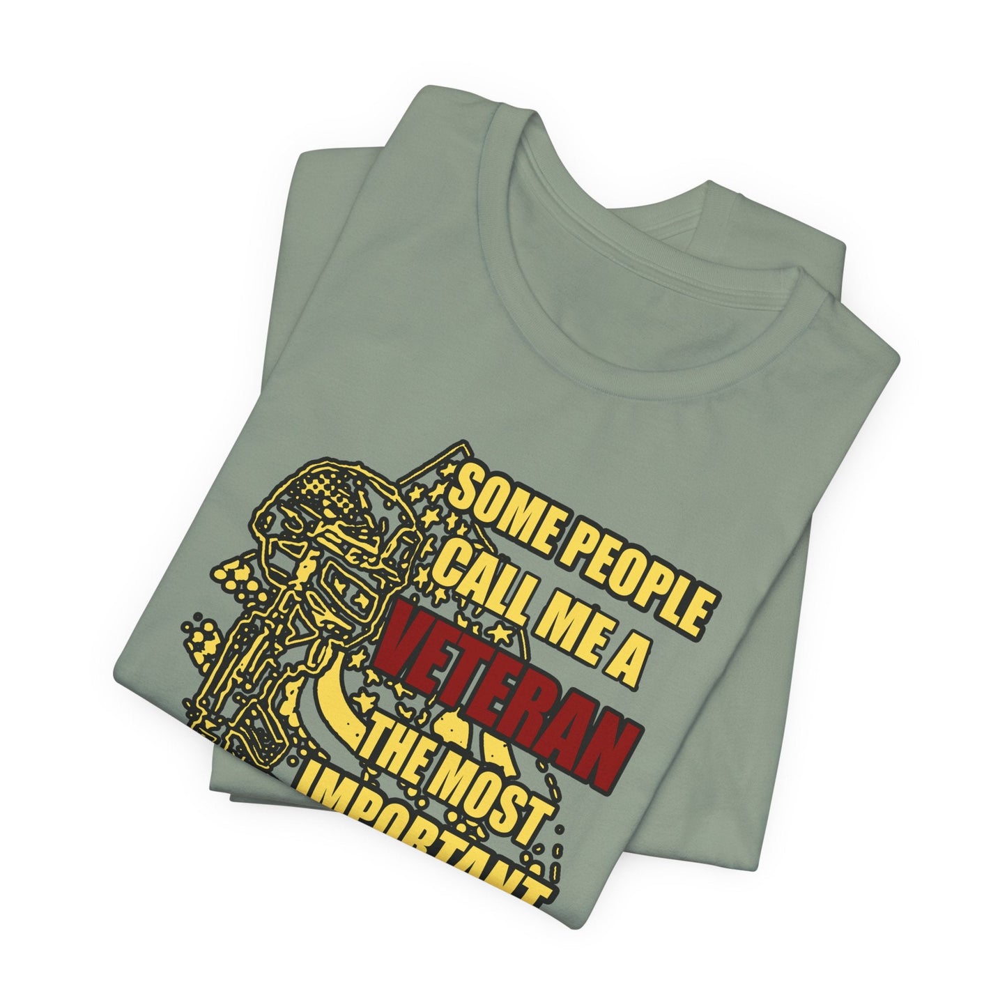Army Veteran Patriotic Graphic Design Unisex Cotton T-Shirt v58