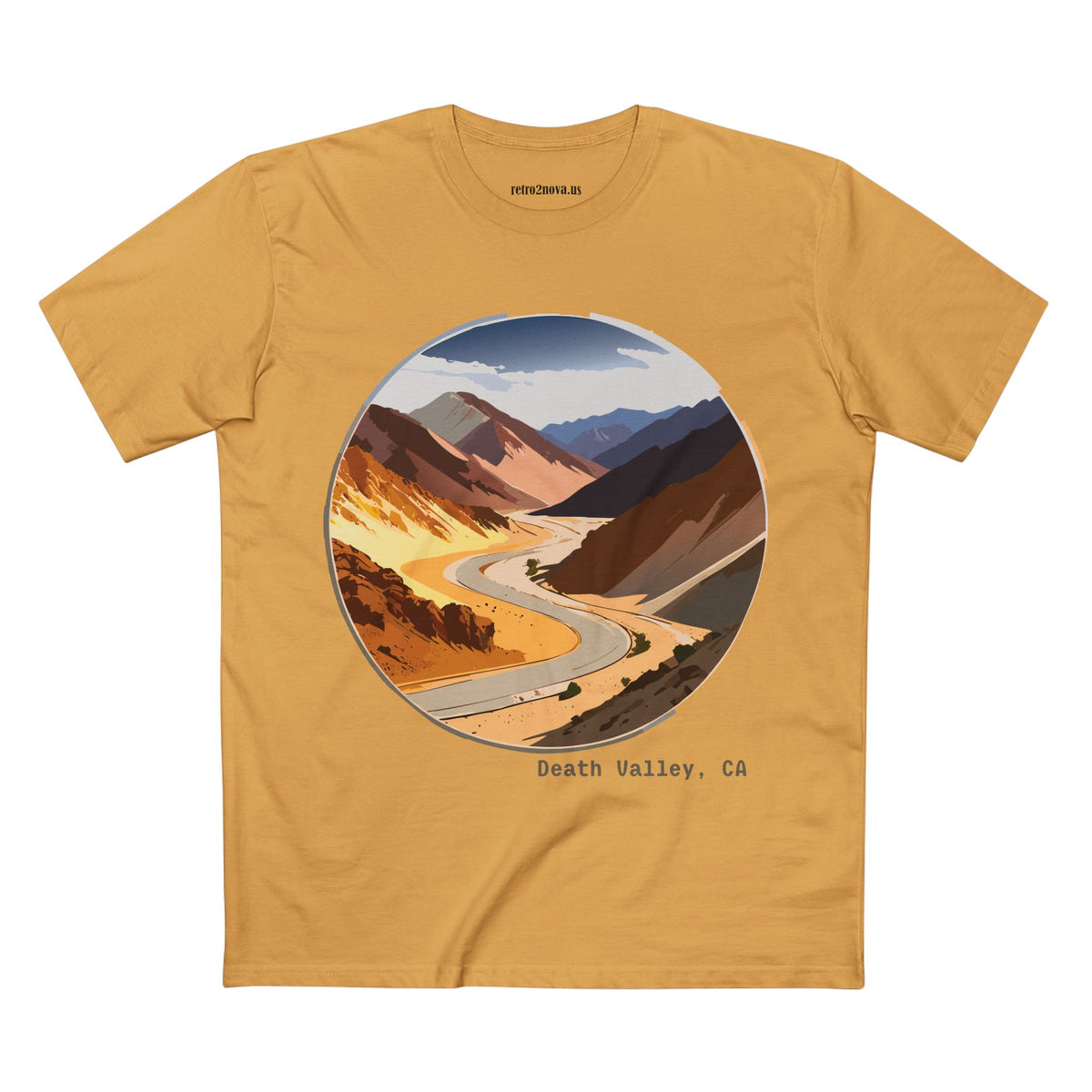 Death Valley Scenic Road Tee | Desert Landscape, California Highway