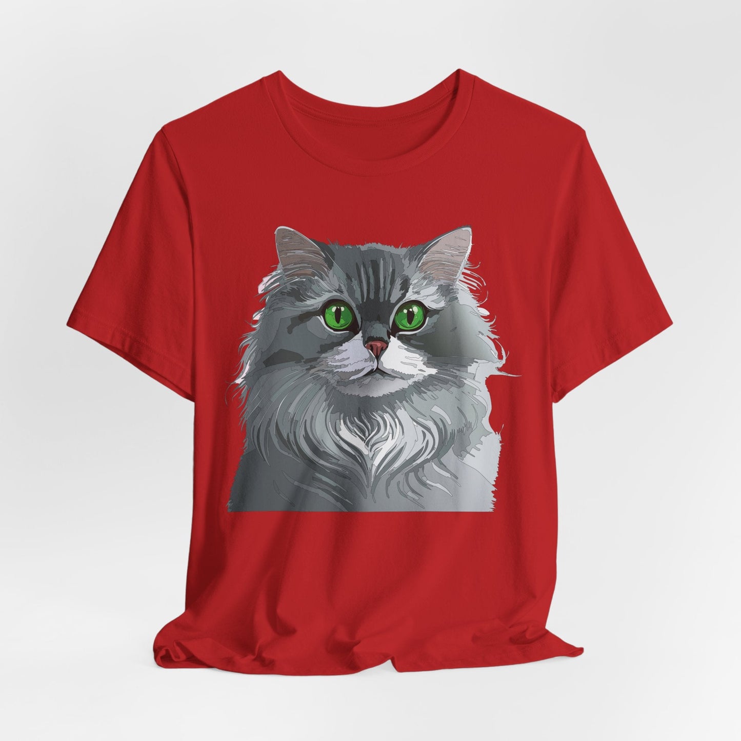 Unisex Animal Shirt With Art Design Animals Tee Short Sleeve Jersey Style Wild Animals Shirt