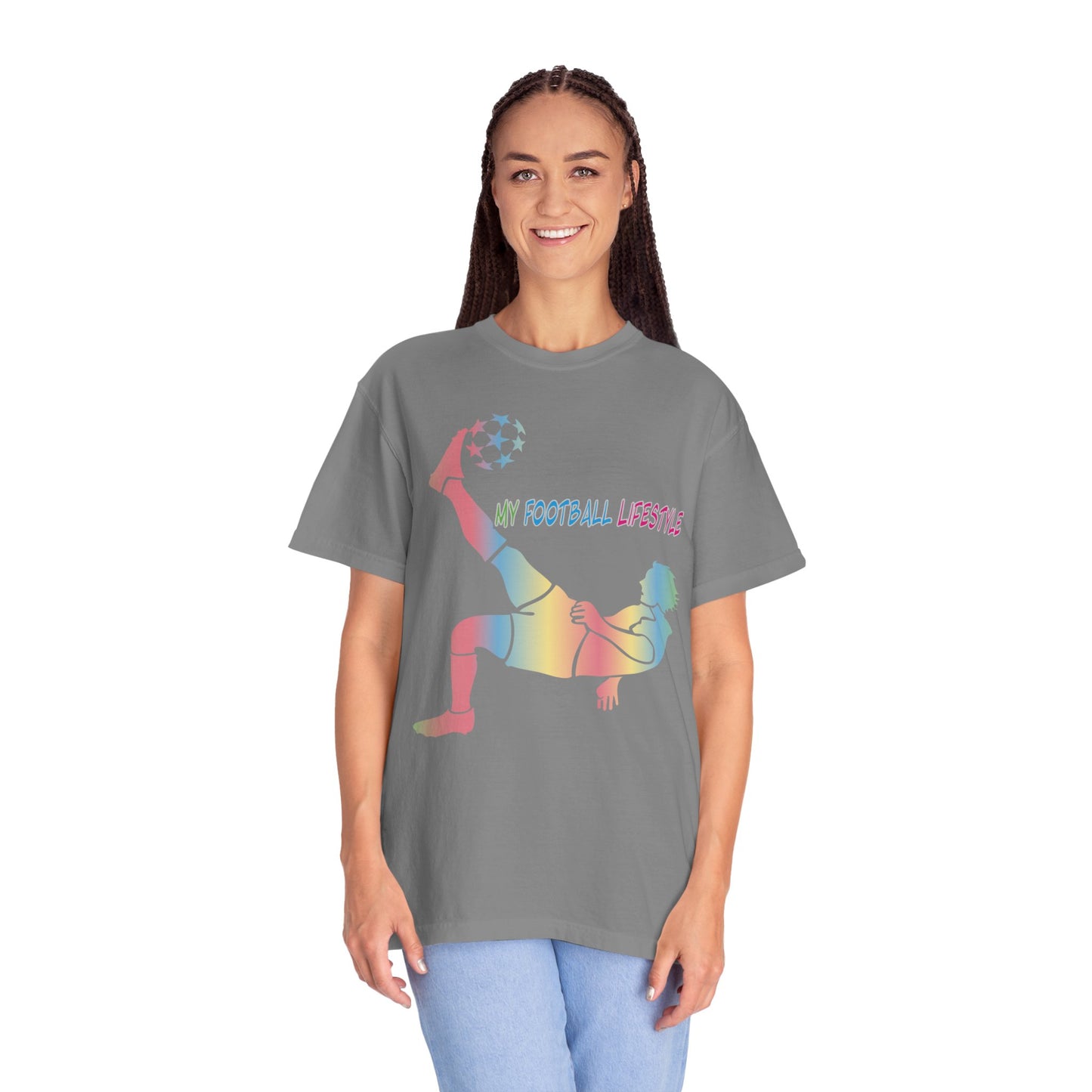 Unisex T-shirt with sports art design