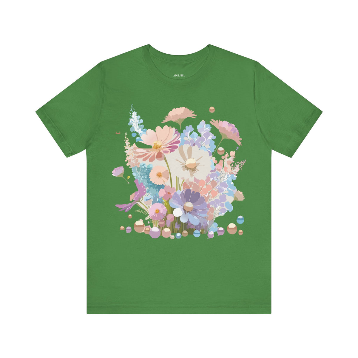 Floral Graphic Tee Shirt - Bella+Canvas Unisex 100 Cotton 15
