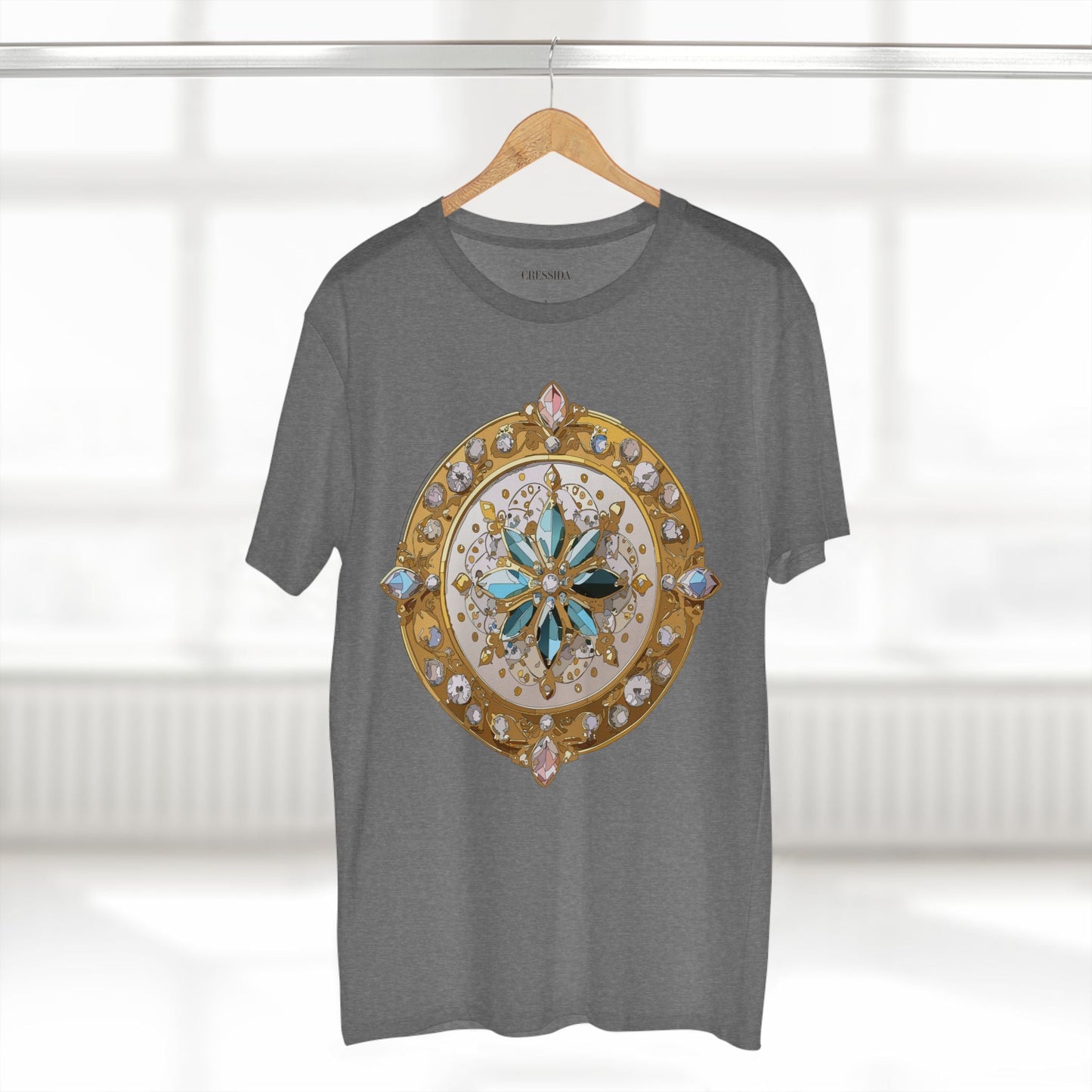Medallion Graphic T-Shirt Unisex 100 Cotton With Gold Art Design Medal Tee 10