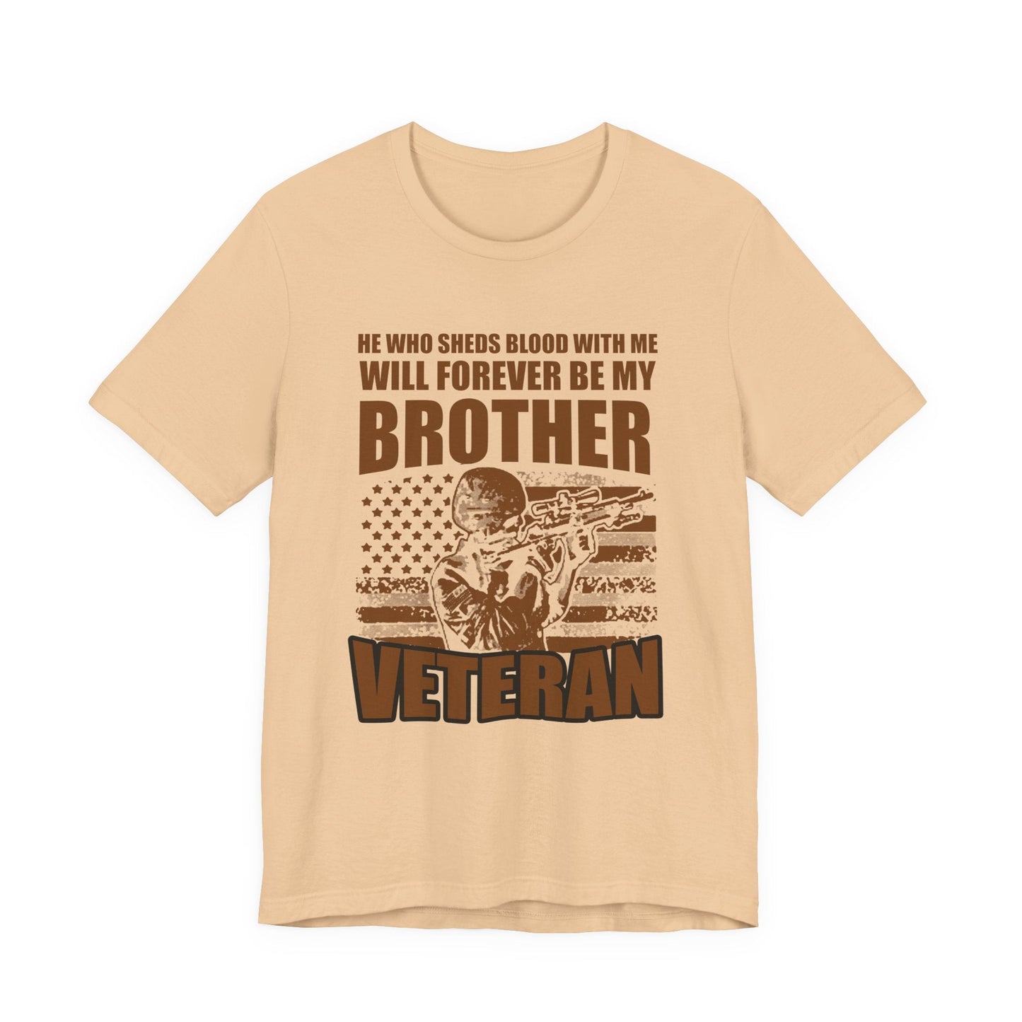 Army Veteran Patriotic Graphic Design Unisex Cotton T-Shirt v47