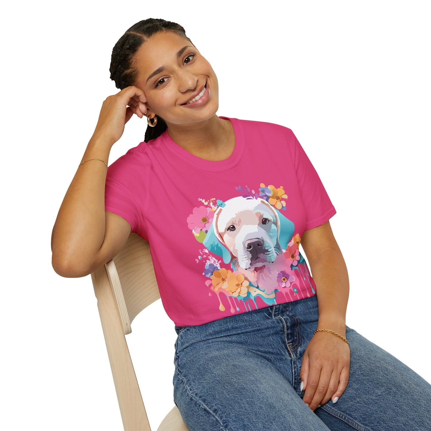 Dog Shirt Unisex Animal Tee Softstyle Gildan 64000 Short Sleeve Tee