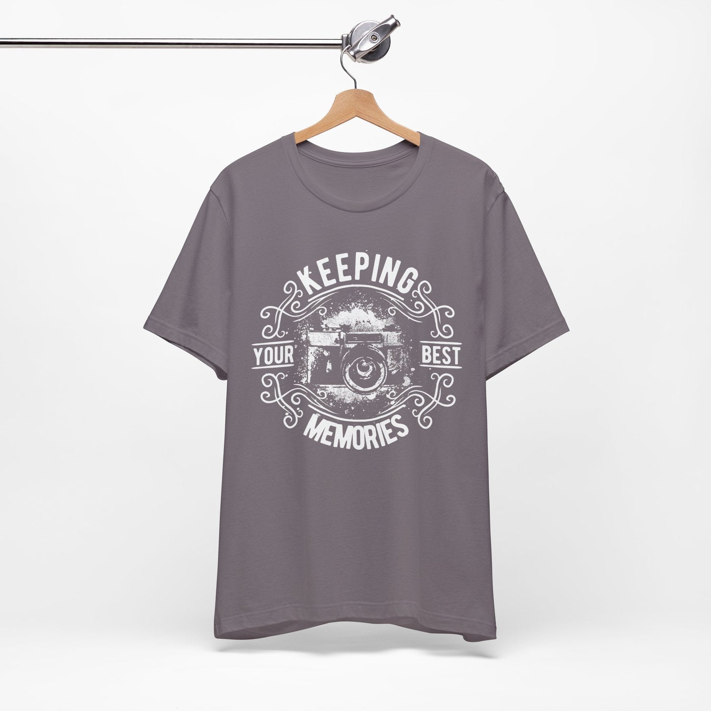 Keeping Your Best Memories T-Shirt Vintage Camera Graphic T-Shirt A-5