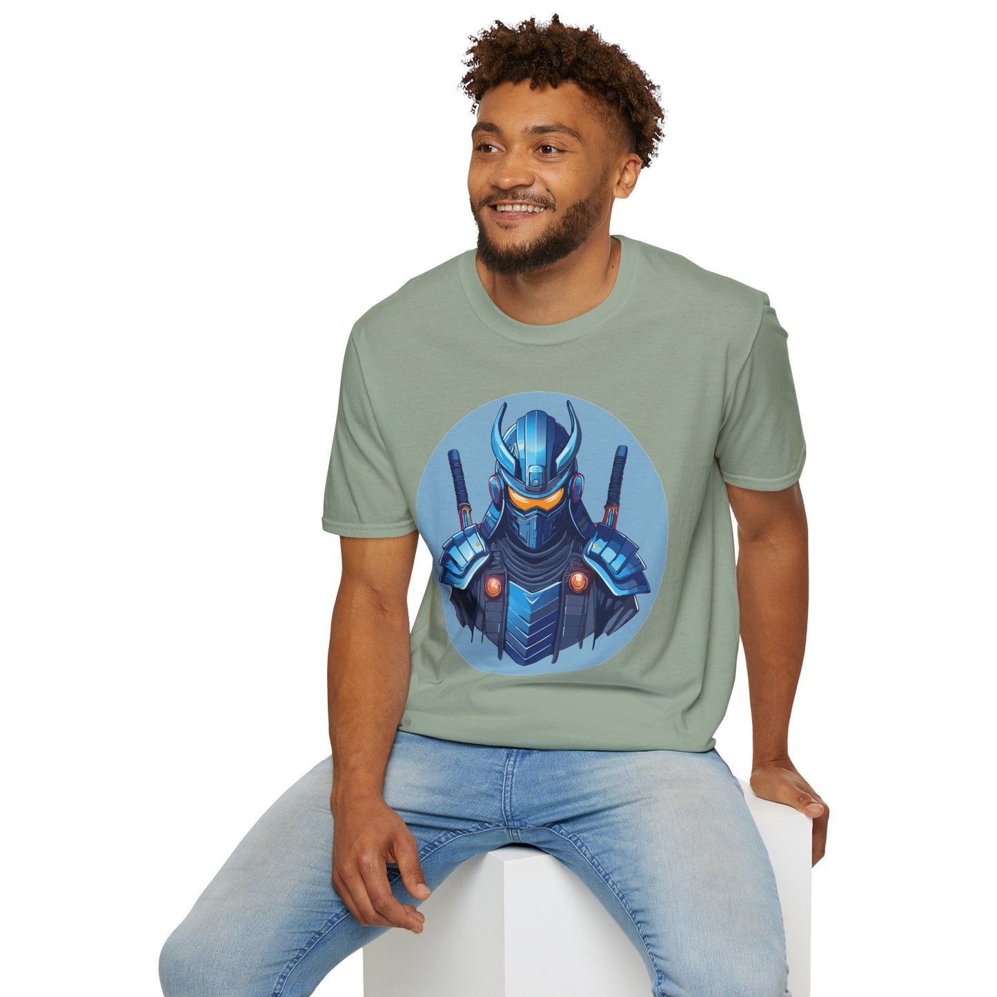 Samurai Shirt Unisex Softstyle T Shirt 100 Percent Ring Spun Cotton Gildan 64000