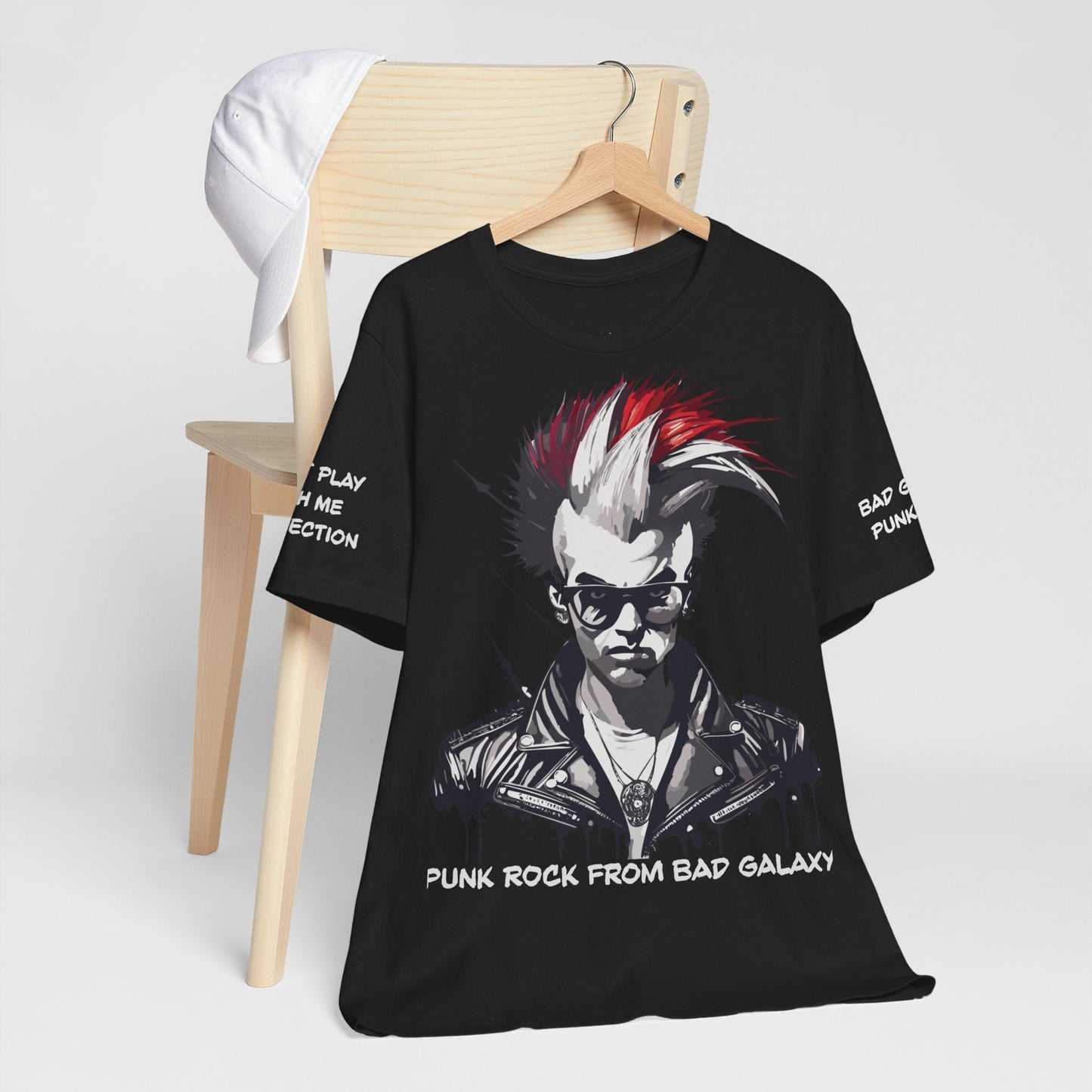 Punk Rock Tee Shirt Made In USA 100 Percent Cotton Eco Friendly Inks Durable Stitching