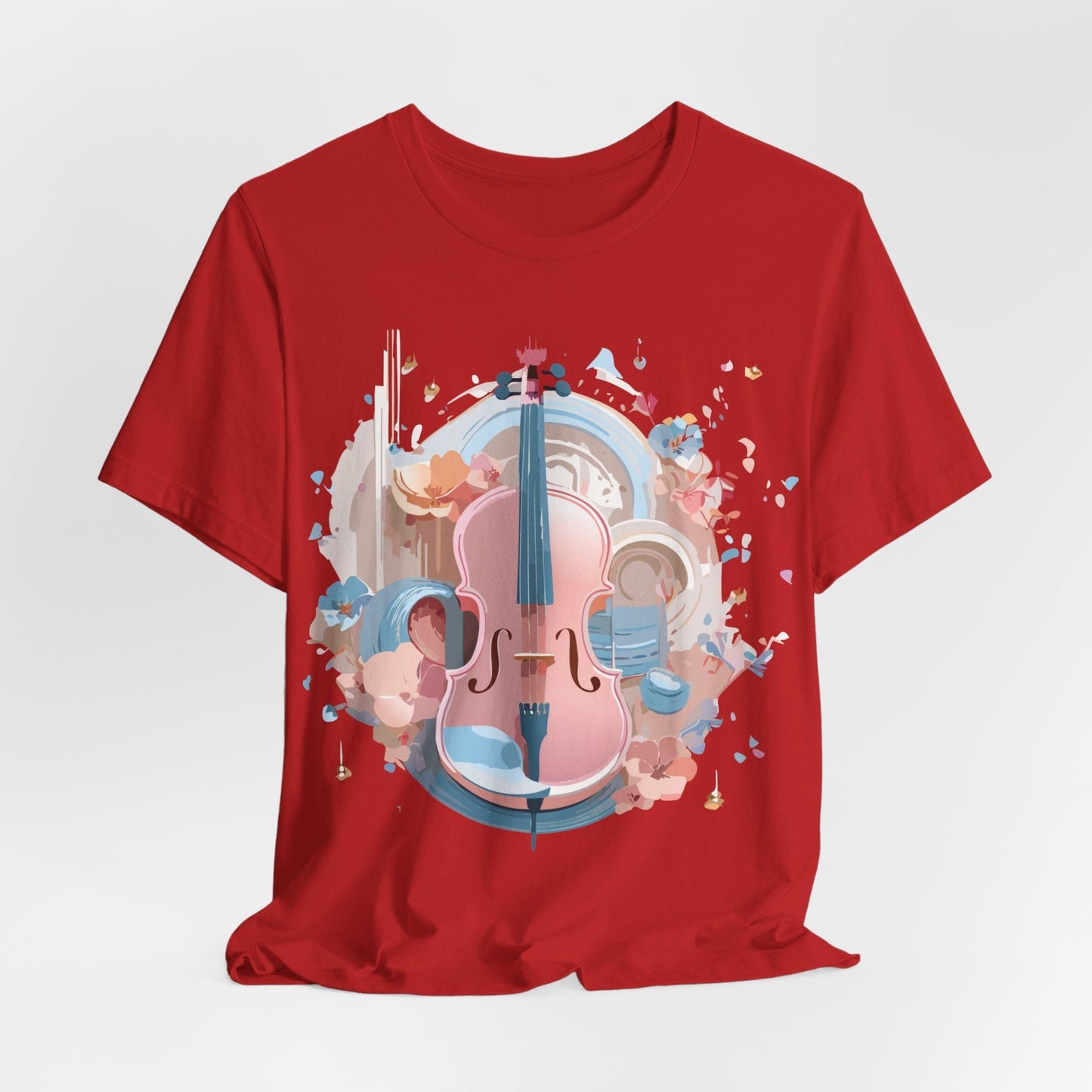 Music T Shirt Unisex Graphic Tee By Adelpha Art Design Vintage Inspired Short Sleeve
