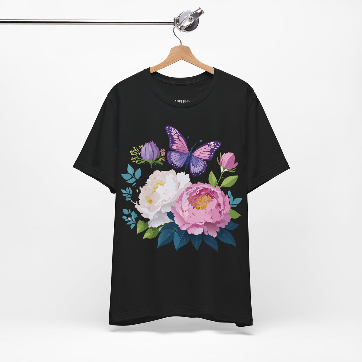Floral Graphic Tee Shirt - Bella+Canvas Unisex 100 Cotton 35