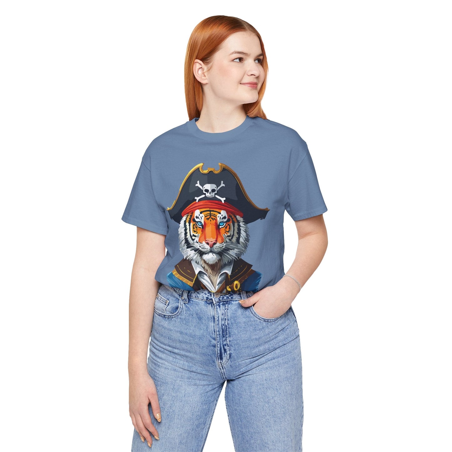 Unisex Animal Tee Shirt With Art Design Wild Animals Shirt Gildan Softstyle 64000