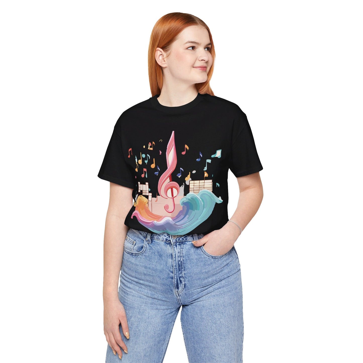 Adelpha Music Graphic T Shirt Unisex Short Sleeve Tee Vintage Inspired Art Design Premium