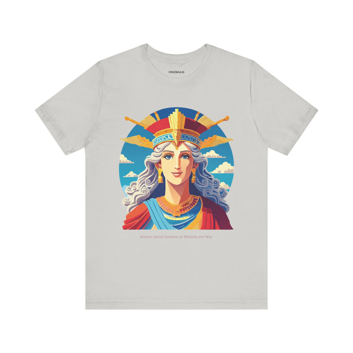 Goddess Graphic Unisex Cotton Bella+Canvas Tee with Athena