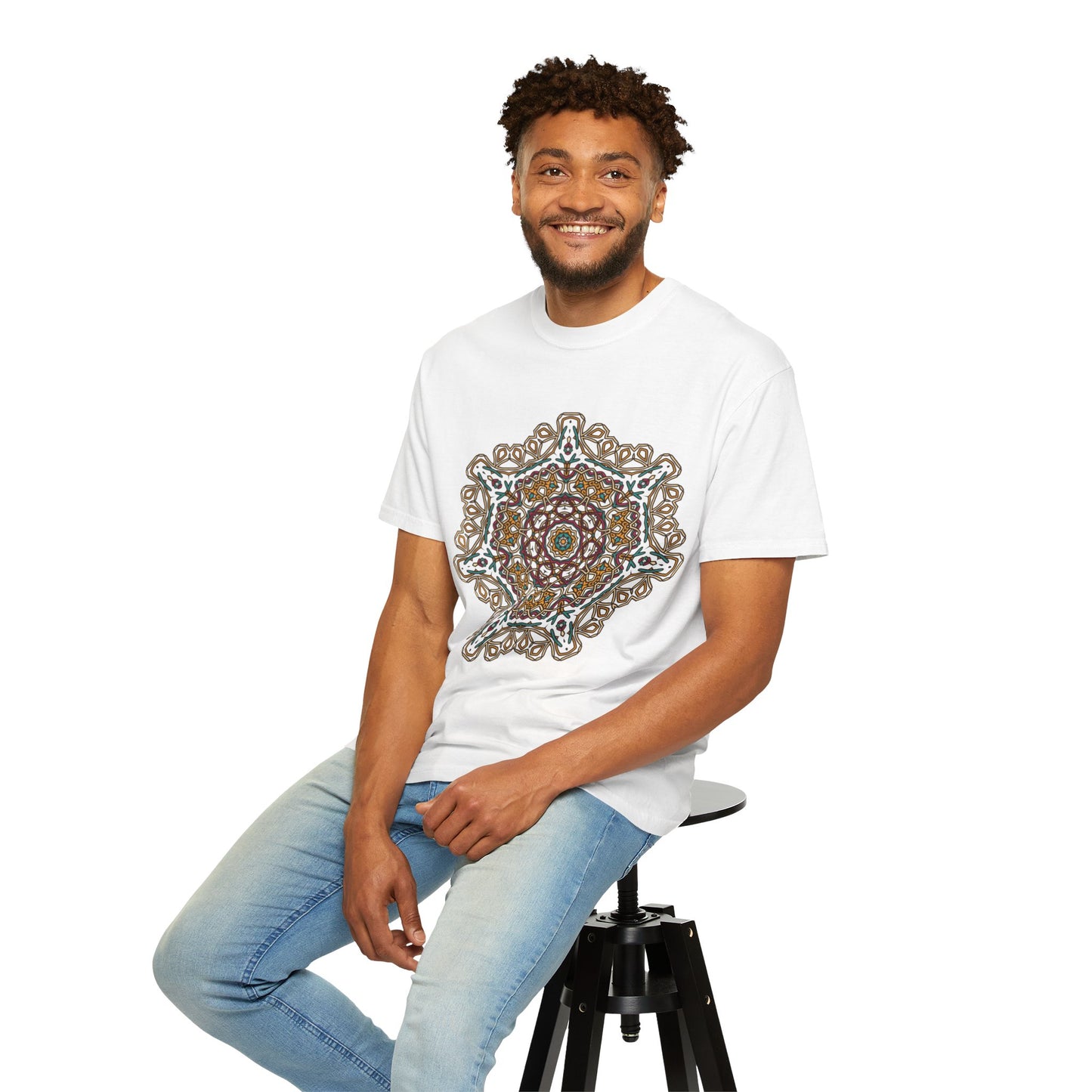 Unisex T-shirt with abstract print