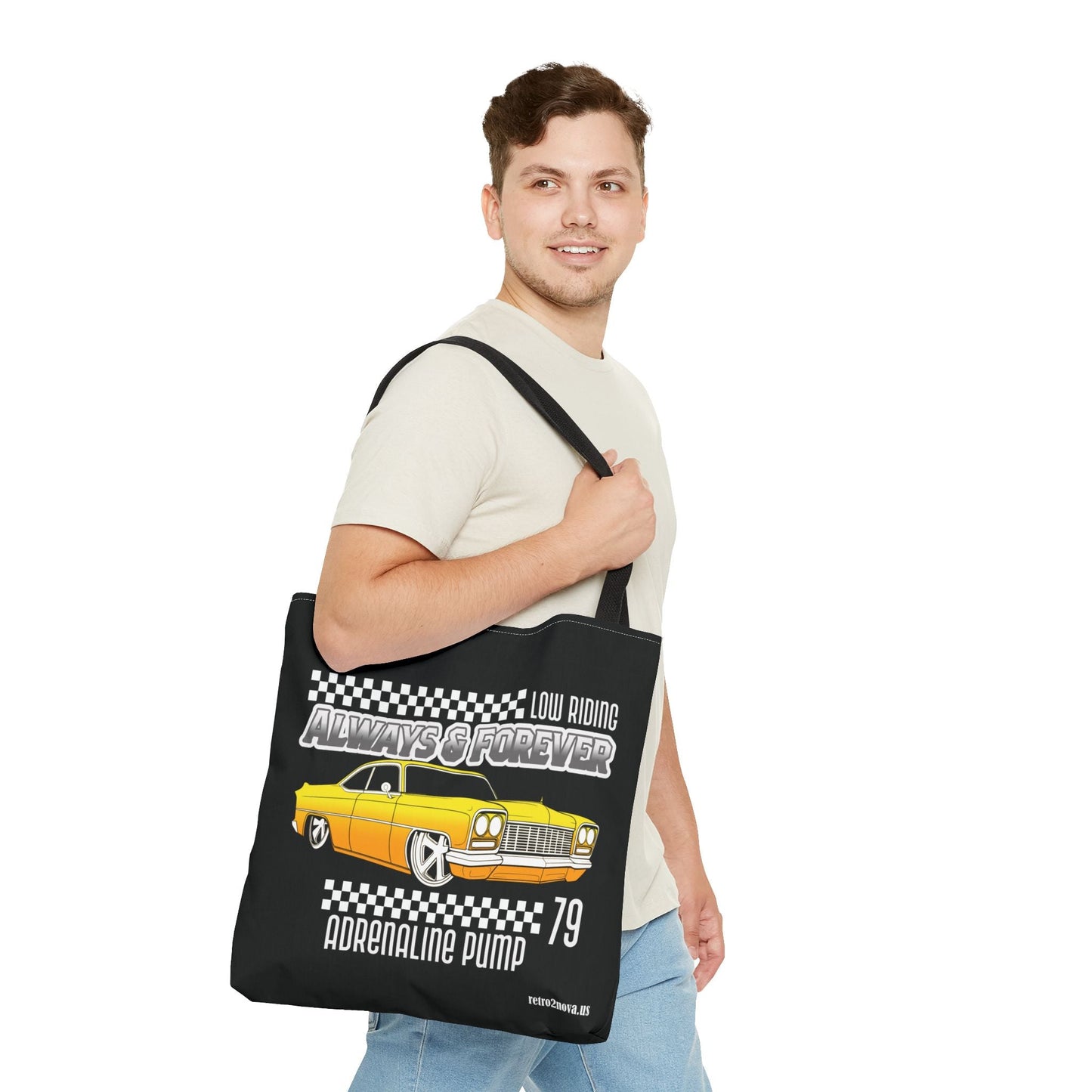 Canvas Tote Bag Classic Vintage Car Retro2Nova Free Shipping Durable Everyday Carry