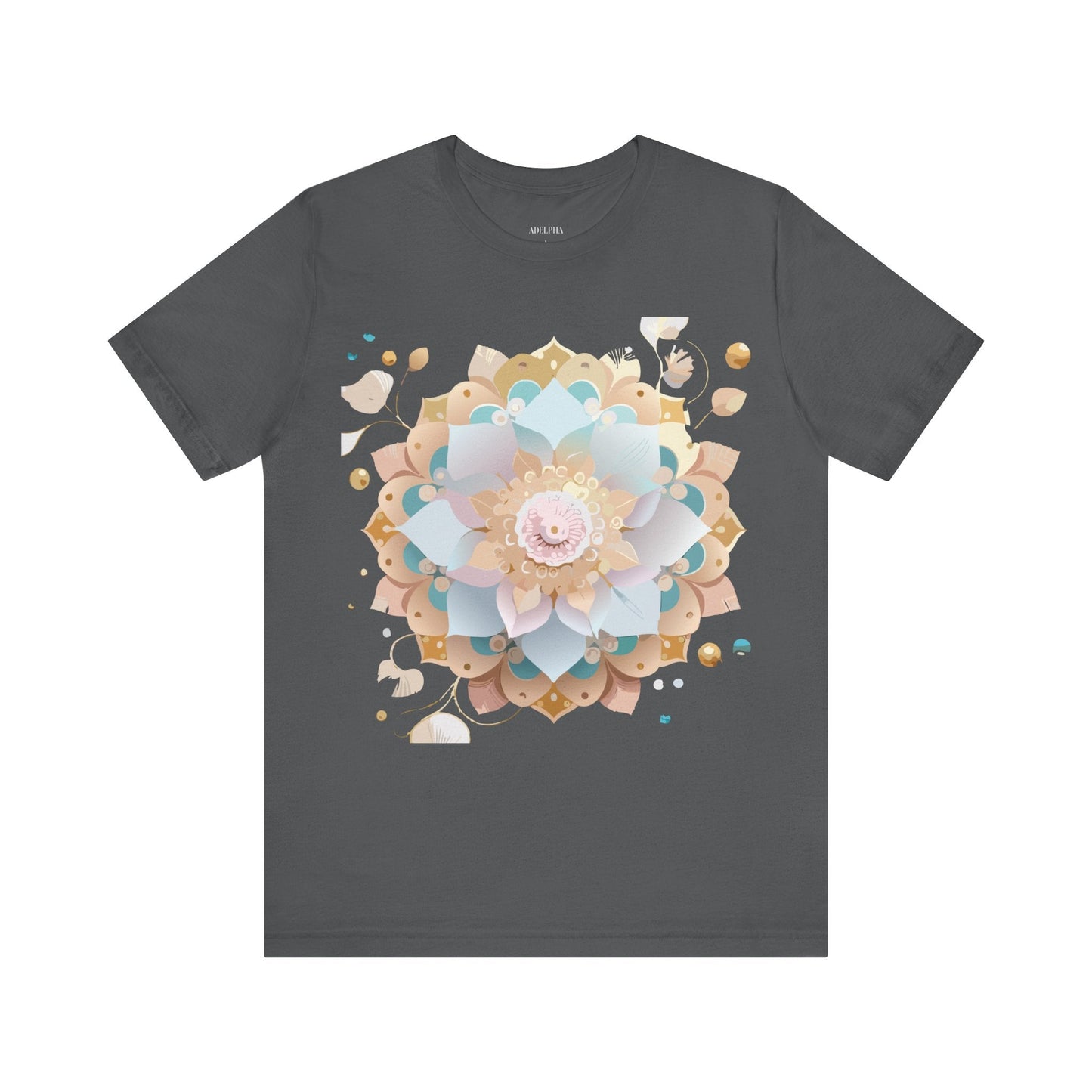 Mandala Graphic Tee Unisex Jersey Short Sleeve Featuring Vintage Inspired Adelpha Artwork