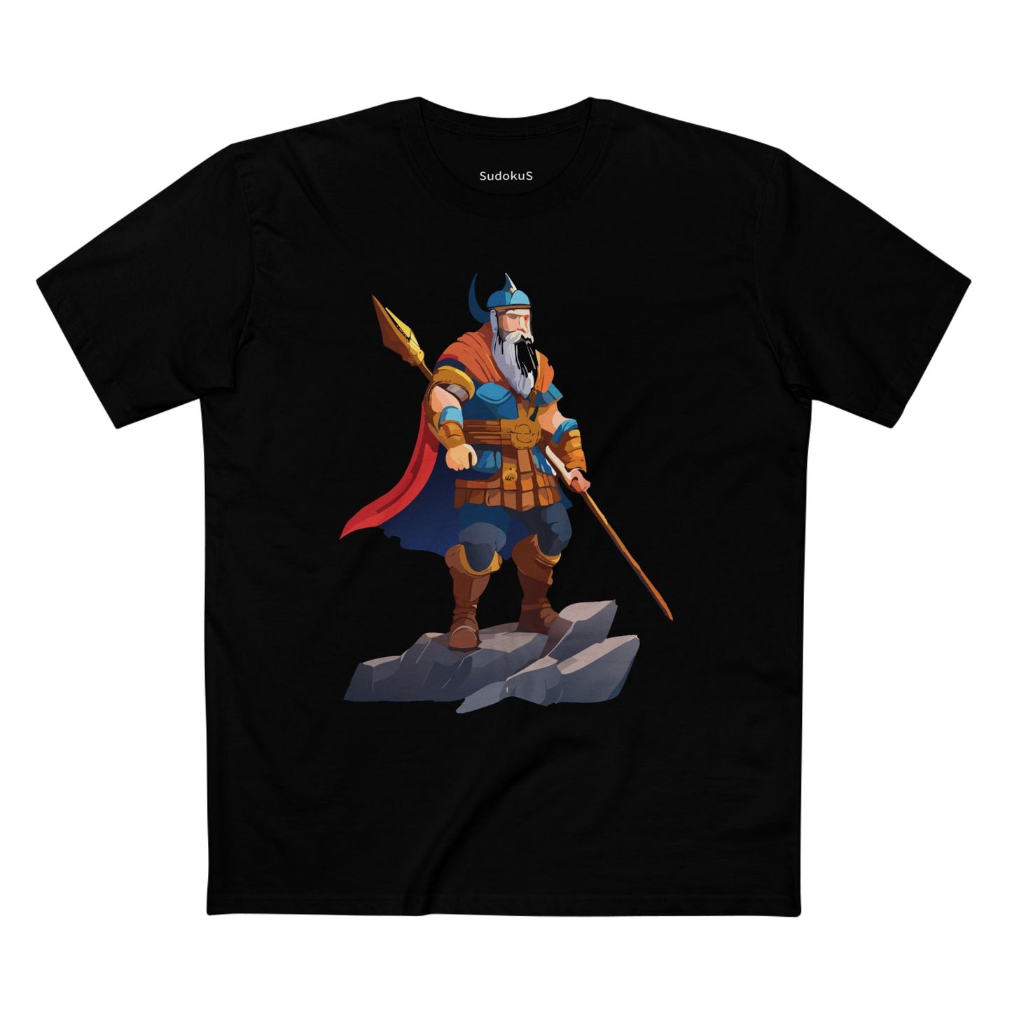 Viking Graphic Unisex 100 Cotton Staple Tee 3