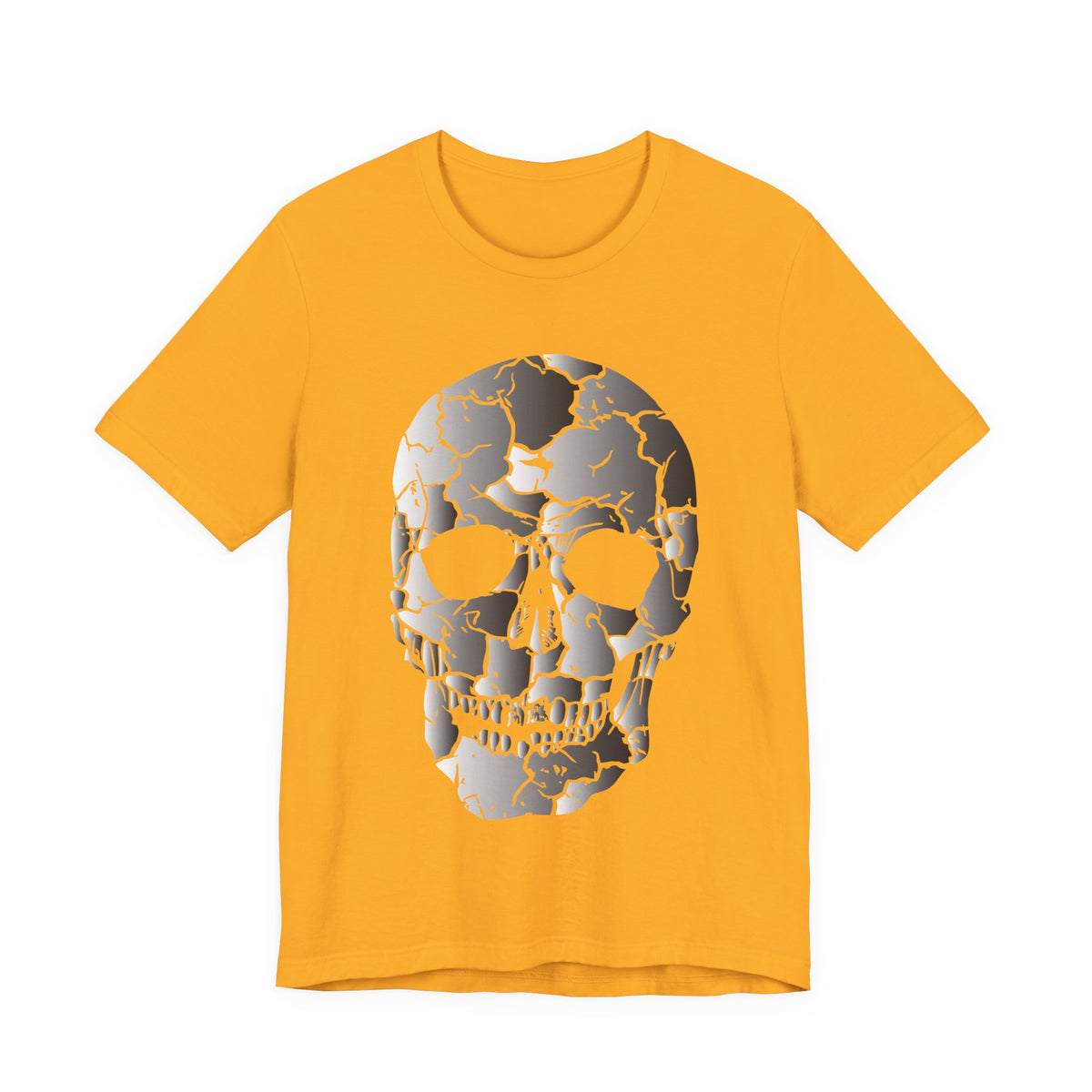 Camiseta unisex de algodón con calavera