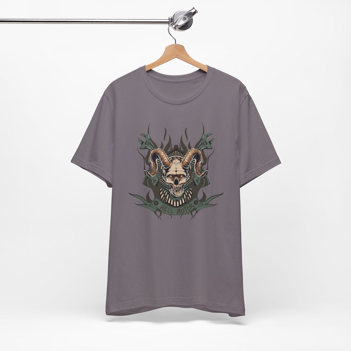 Gothic Skull Graphic Design Unisex Cotton Tee Art-49
