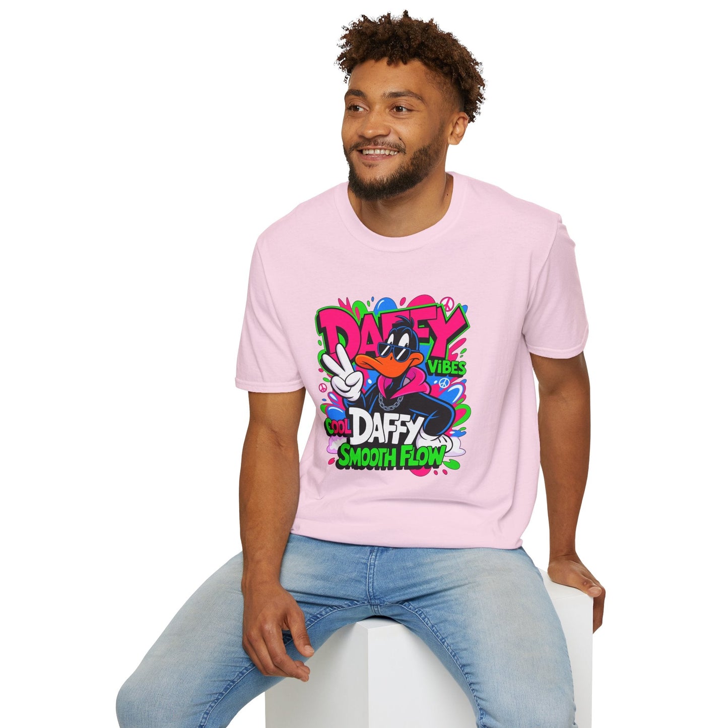 Unisex Cartoon T Shirt With Funny Animals Design Animation Tee Made From Softstyle Cotton
