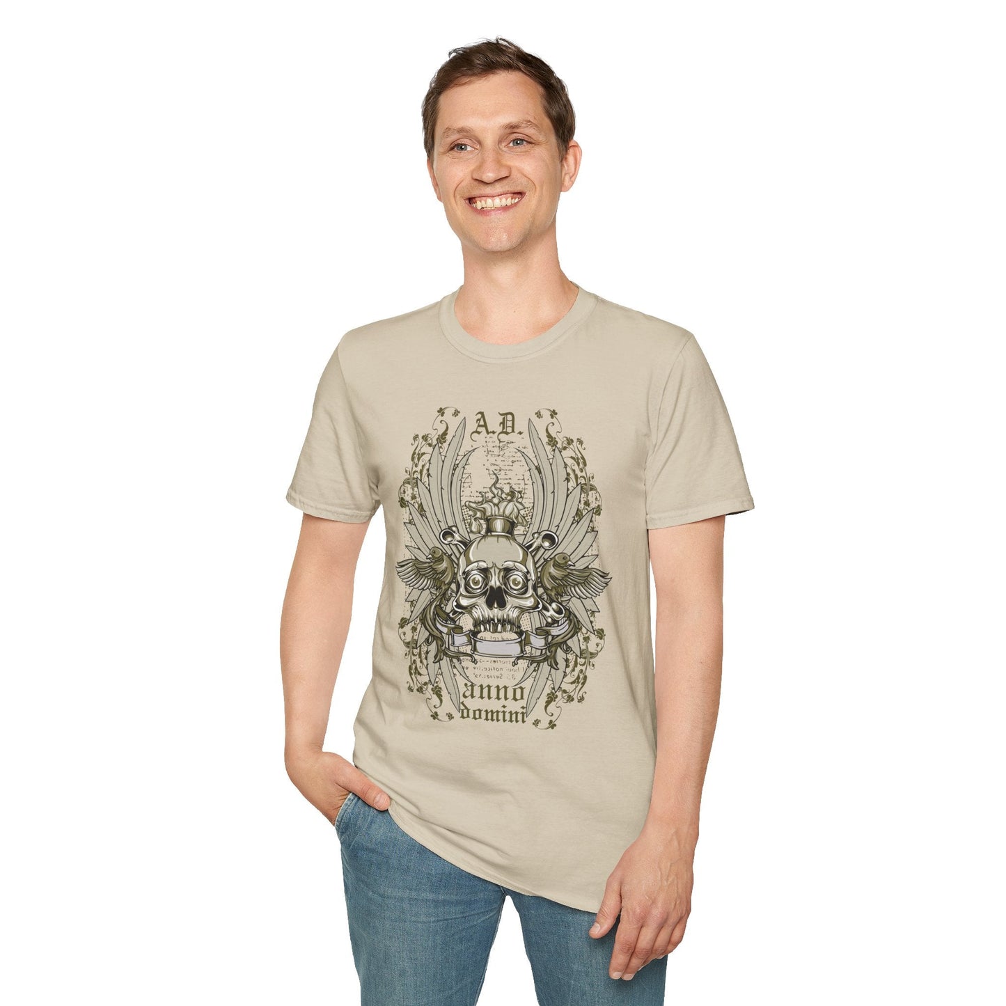 Unisex Art Design T Shirt With Graphic Artwork Softstyle Gildan 64000 Tee Premium Cotton