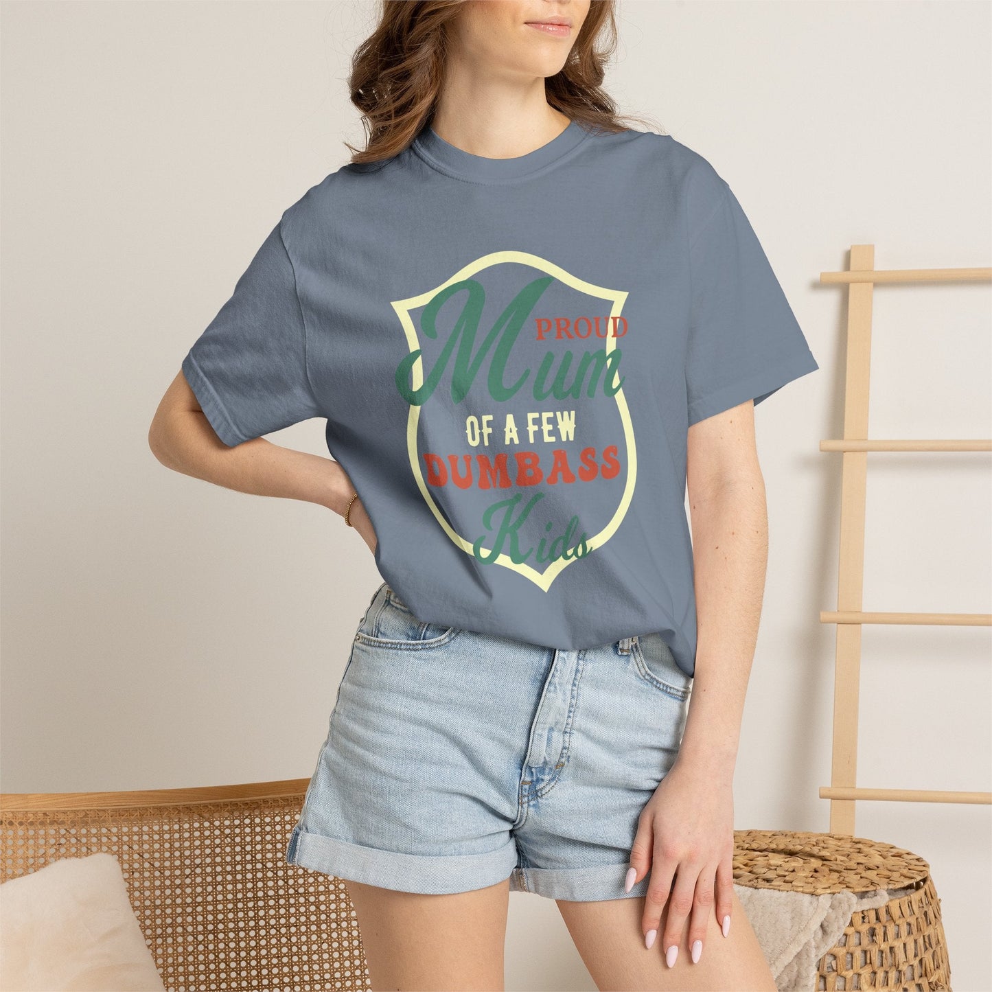 Mom T-shirt Mother's Day Mama Tee Unisex Comfort Colors Garment-Dyed Cotton h44